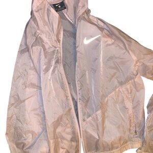 Nike - Packable - Sheer Beige Pink - Windbreaker - Running - Rain - Jacket - XL